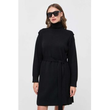 Silvian Heach rochie culoarea negru, mini, oversize