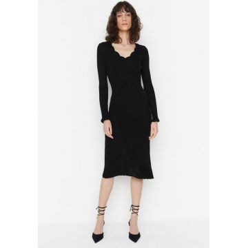 Rochie midi neagra Esperanza