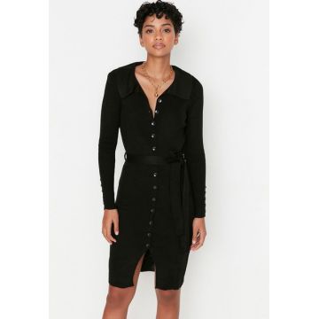 Rochie midi neagra Lorca