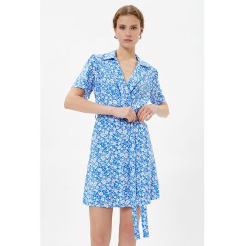 Rochie mini cu imprimeu floral