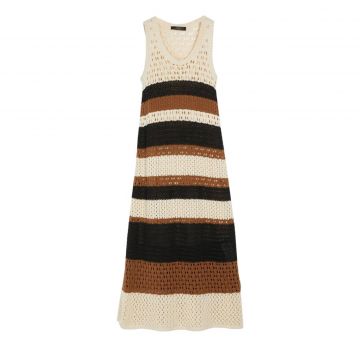 Cotton And Linen Yarn Dress S