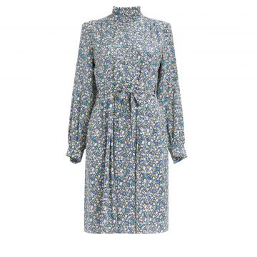 Silk crepe de chine dress 40