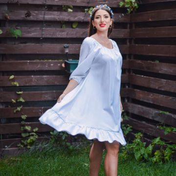 Rochie Babydoll White Mariah