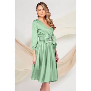Rochie de ocazie Pretty Girl mint in clos cu cordon detasabil tip funda