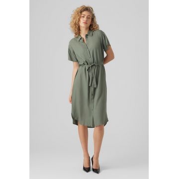 Rochie-camasa midi