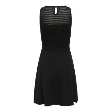 Rochie cu insertie semi-transparenta