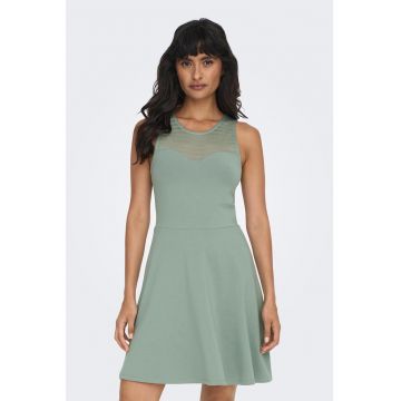 Rochie cu insertie semi-transparenta