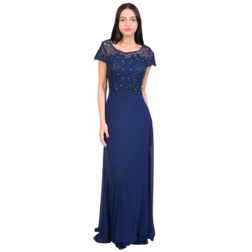 Rochie bleumarin de seara S1803QSBM