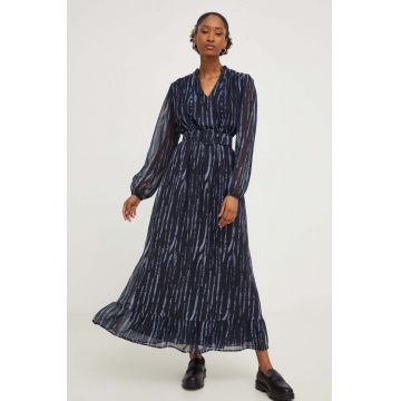 Answear Lab rochie culoarea negru, maxi, evazati