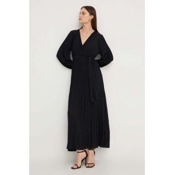 Answear Lab rochie culoarea negru, maxi, evazati