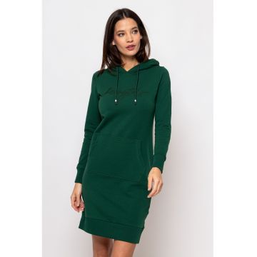 Rochie-hanorac cu buzunar kangaroo Valeri