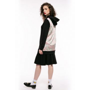 Rochie-hanorac cu maneci lungi