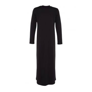 Rochie maxi cu maneci lungi