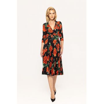 Rochie midi evazata