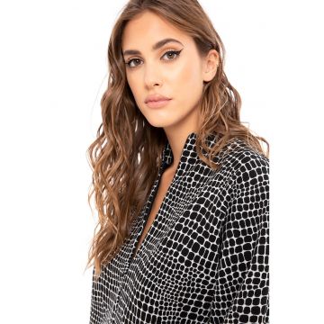 Rochie mini cu animal print