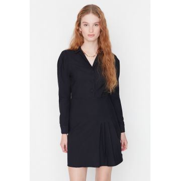 Rochie mini cu pliuri