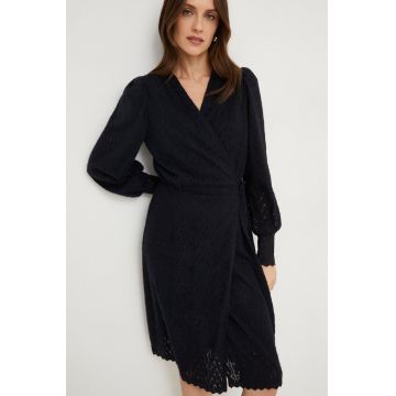 Answear Lab rochie culoarea negru, mini, evazati