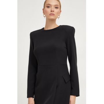 Answear Lab rochie culoarea negru, mini, evazati