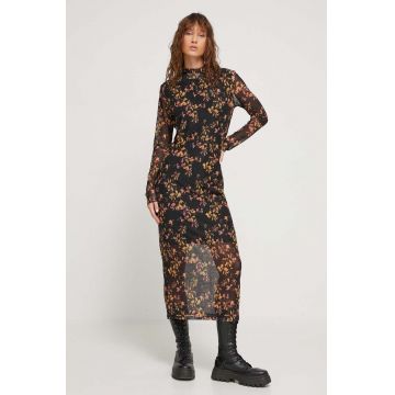 HUGO rochie midi, mulata