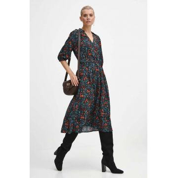Medicine rochie midi, evazati