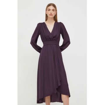 Morgan rochie culoarea violet, midi, evazati