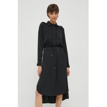Pepe Jeans rochie JODY culoarea negru, mini, drept