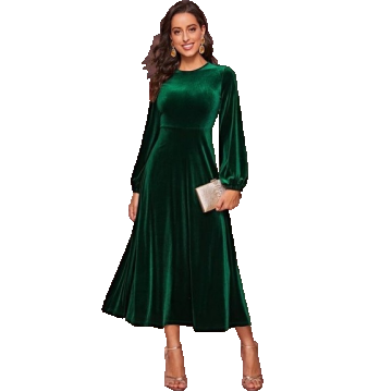 Rochie Christiana , Super-Soft Velvet, Various Colors