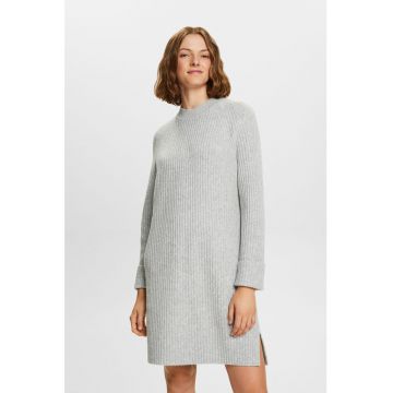 Rochie din tricot cu maneci raglan