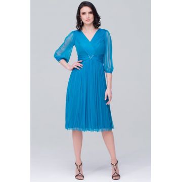 Rochie M595 T66 turquaz Ginette