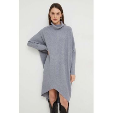 Answear Lab rochie culoarea gri, mini, oversize