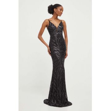 Answear Lab rochie culoarea negru, maxi, mulata