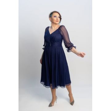 Rochie 1541 bleumarine Leonard