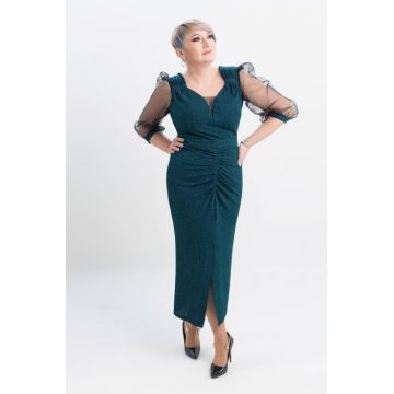 Rochie 2119 verde Fany Lux