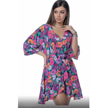 Rochie 405 flori Madelia