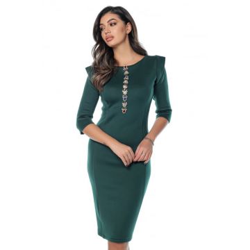 Rochie 456 verde Madelia