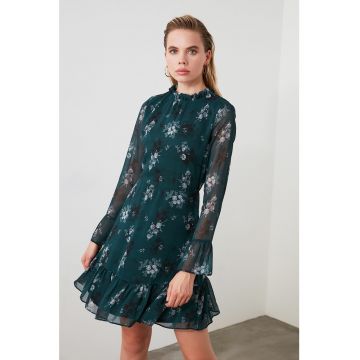 Rochie evazata de sifon