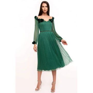 Rochie M529 68 verde Ginette