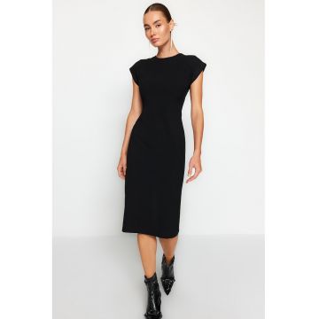 Rochie midi cu slit pe spate