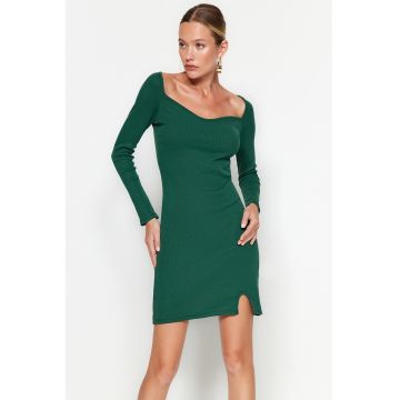 Rochie mini cu slit lateral