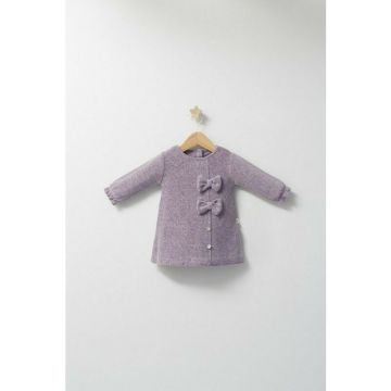 Tongs baby - Rochita cu fundite pentru fetite Ballon, (Culoare: Mov, Marime: 6-9 luni)