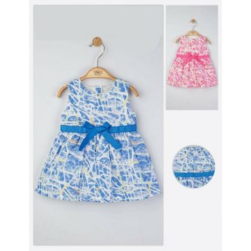 Tongs baby - Rochita eleganta pentru fetite Mystery, (Culoare: Albastru, Marime: 18-24 Luni)