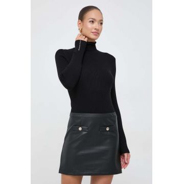 Morgan rochie culoarea negru, mini, drept