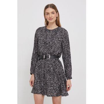 Pepe Jeans rochie AZALEA culoarea negru, mini, evazati