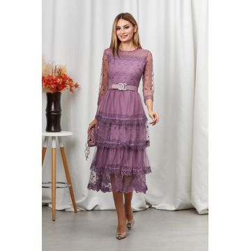 Rochie Bellissa Mov Rochie Bellissa Mov