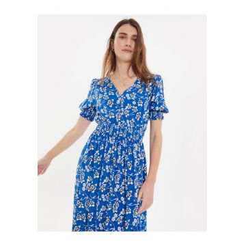 Rochie cu decolteu in V si talie elastica Porsecco 6861