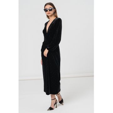 Rochie de catifea cu paiete Marina