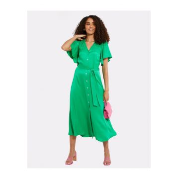 Rochie midi din satin
