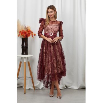 Rochie Reveal Bordo