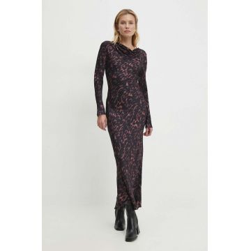 Answear Lab rochie culoarea negru, maxi, evazati