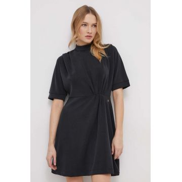 Joop! rochie culoarea negru, mini, evazati